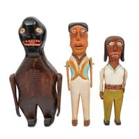 A Group of Three Articulated Figures, 1976-77