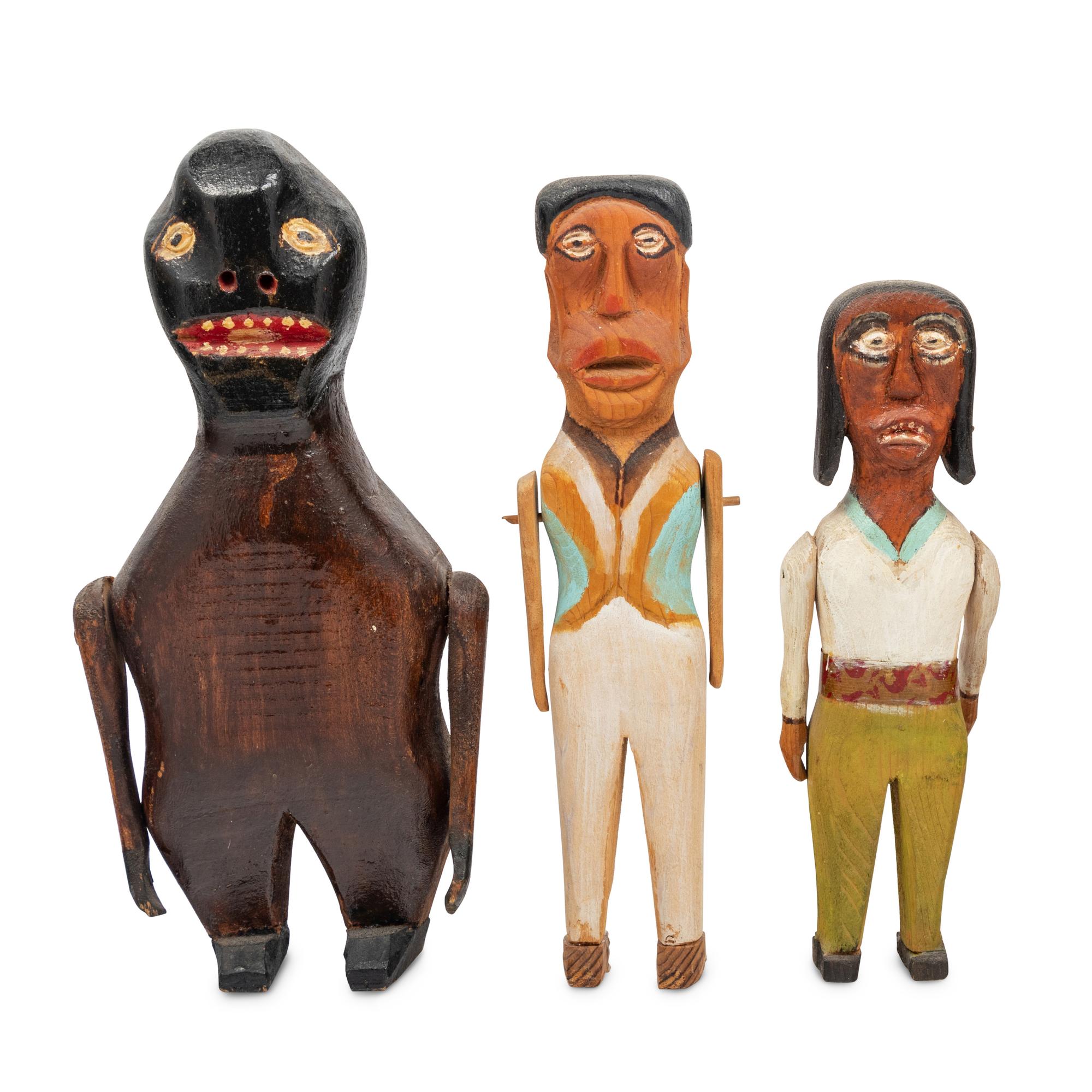 A Group of Three Articulated Figures, 1976-77