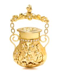An 18 Karat Yellow Gold and Diamond Bottle Pendant, 47.10 dwts.