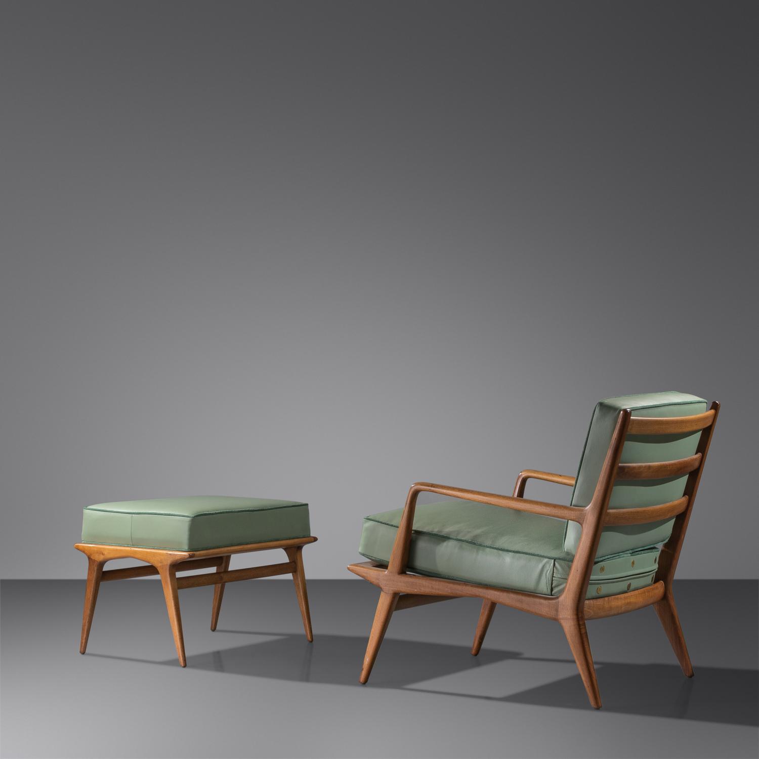 Lounge Chair and Ottoman M. Singer & Sons, USA