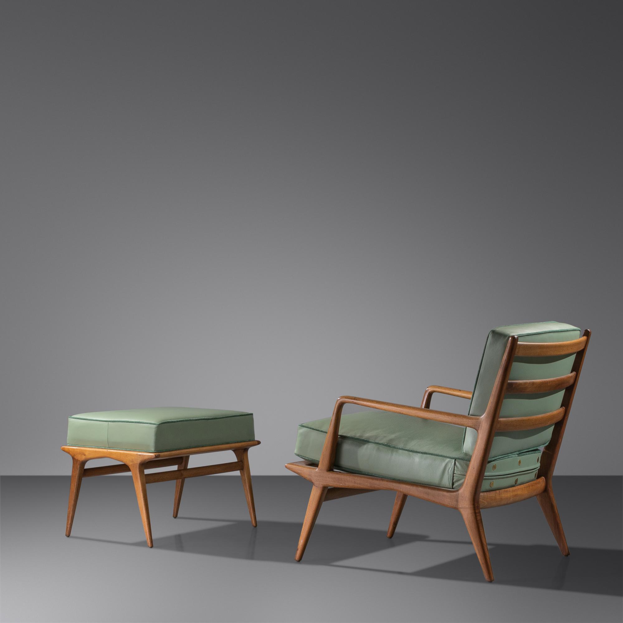 Lounge Chair and Ottoman M. Singer & Sons, USA
