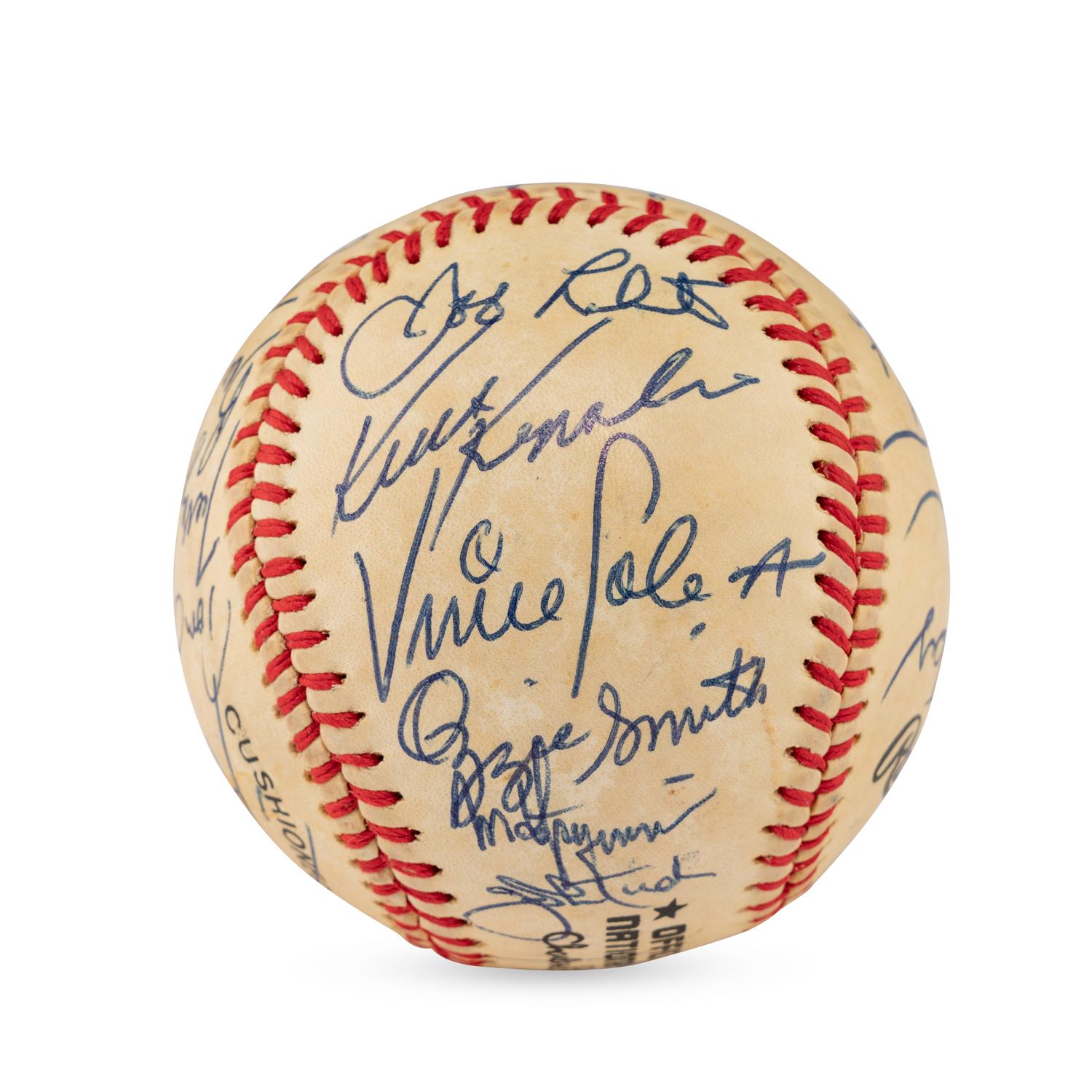 A 1985 St. Louis Cardinals Team Signed Autograph Baseball (Beckett Authentication Services)