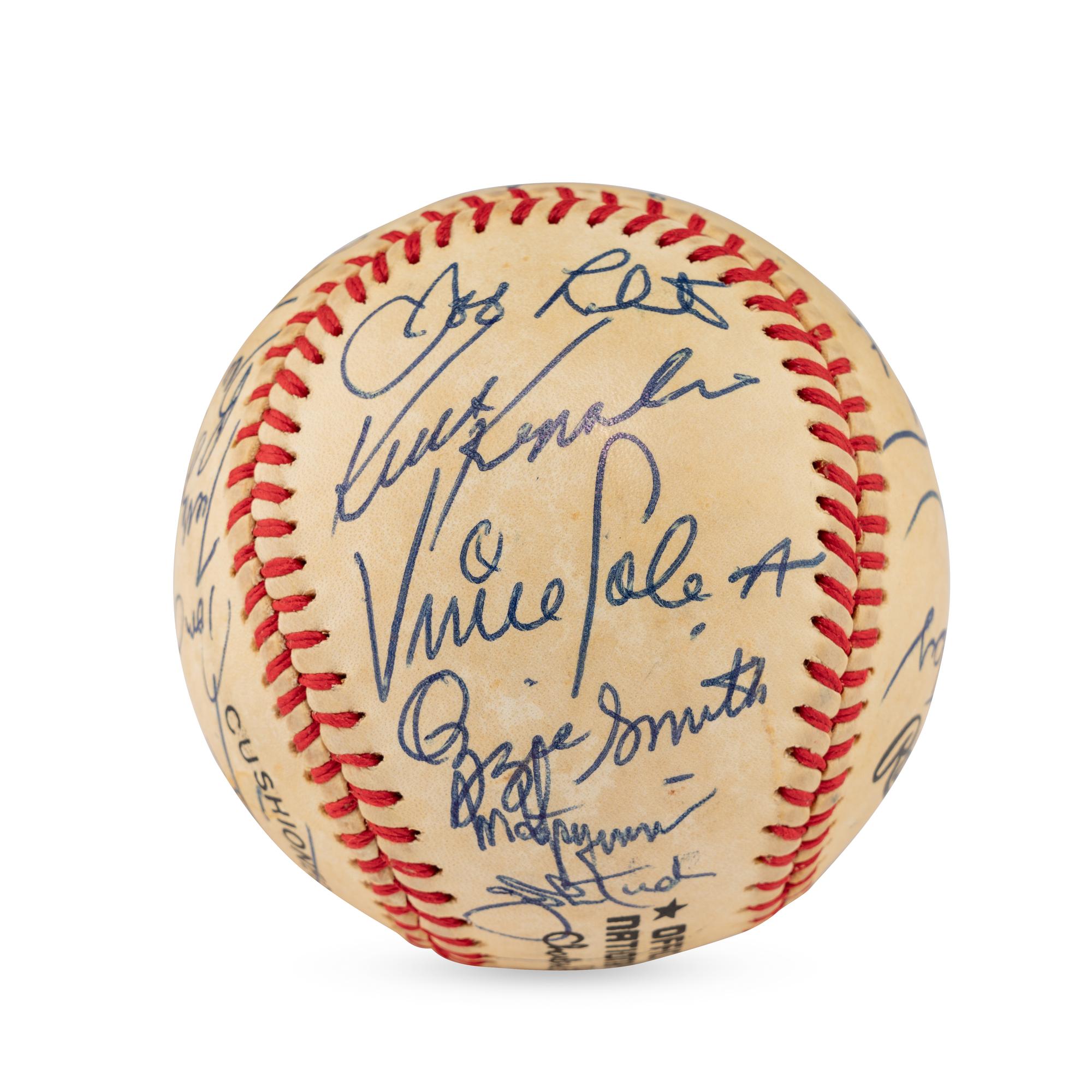 A 1985 St. Louis Cardinals Team Signed Autograph Baseball (Beckett Authentication Services)