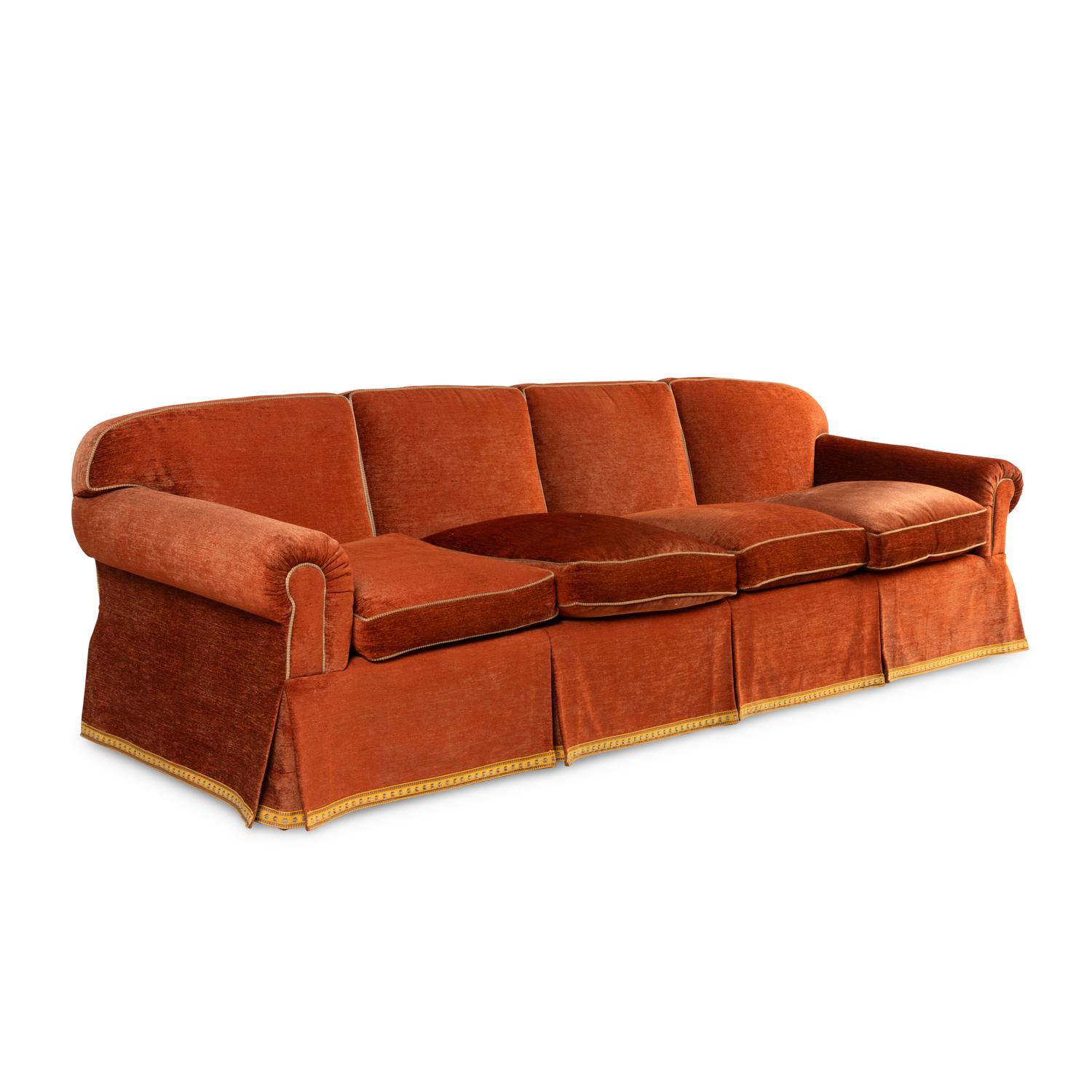 A Contemporary Custom Upholstered Sofa