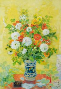 Les Dahlias Blanches