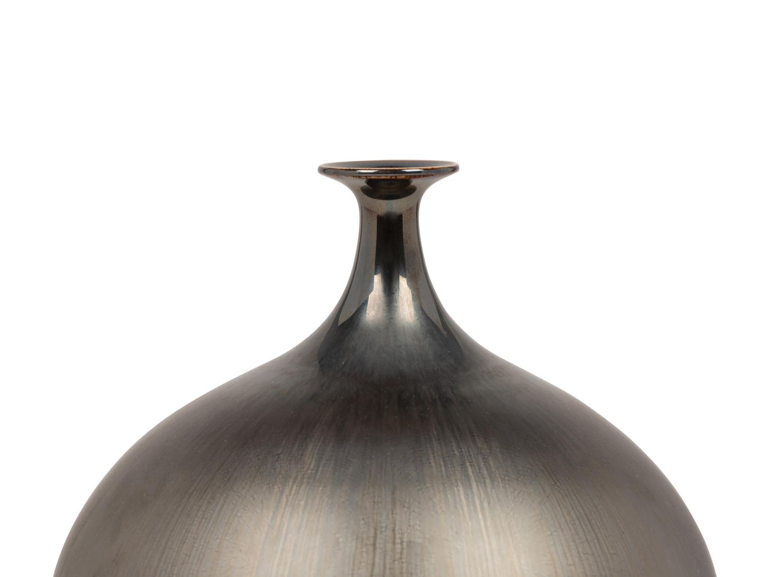 Vase with Silver Glaze