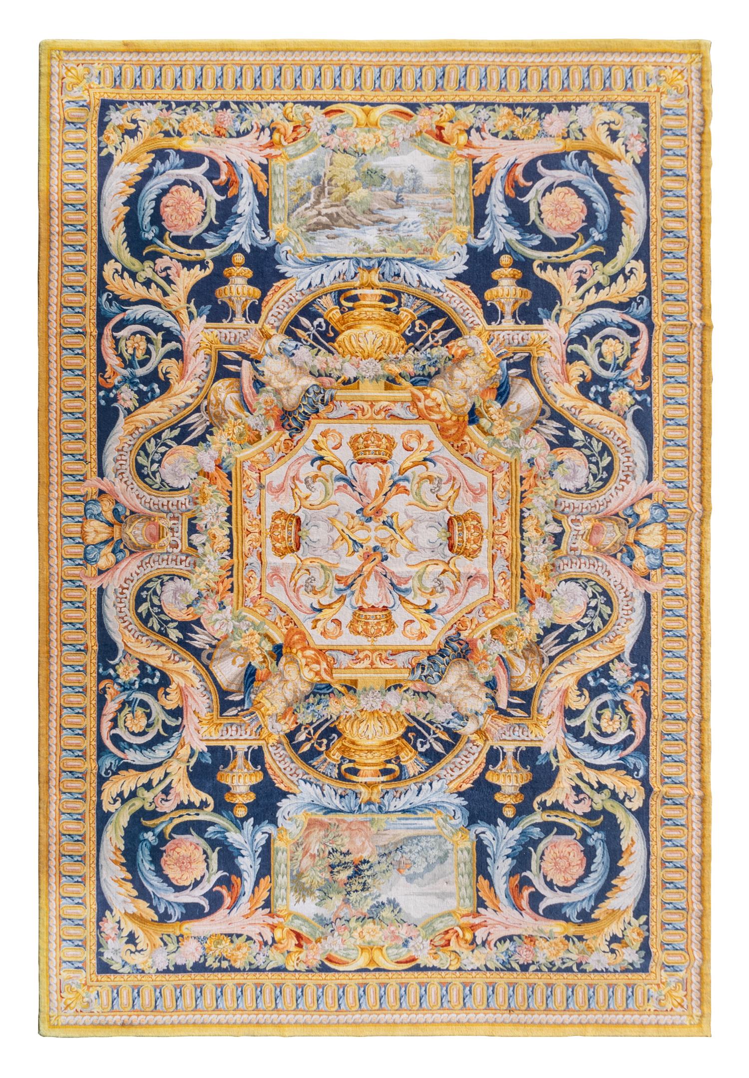 A Pair of Custom Savonnerie Style Carpets