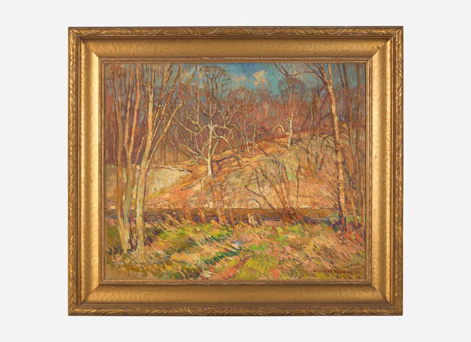 William Lester Stevens (American, 1888-1969) - Autumn Brook