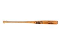 A 1988-89 Ozzie Smith Signed Autograph Game Issued Professional Bat (PSA Letter)