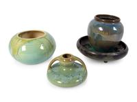 Four Fulper Art Pottery Articles — CIRCA 1900-1925