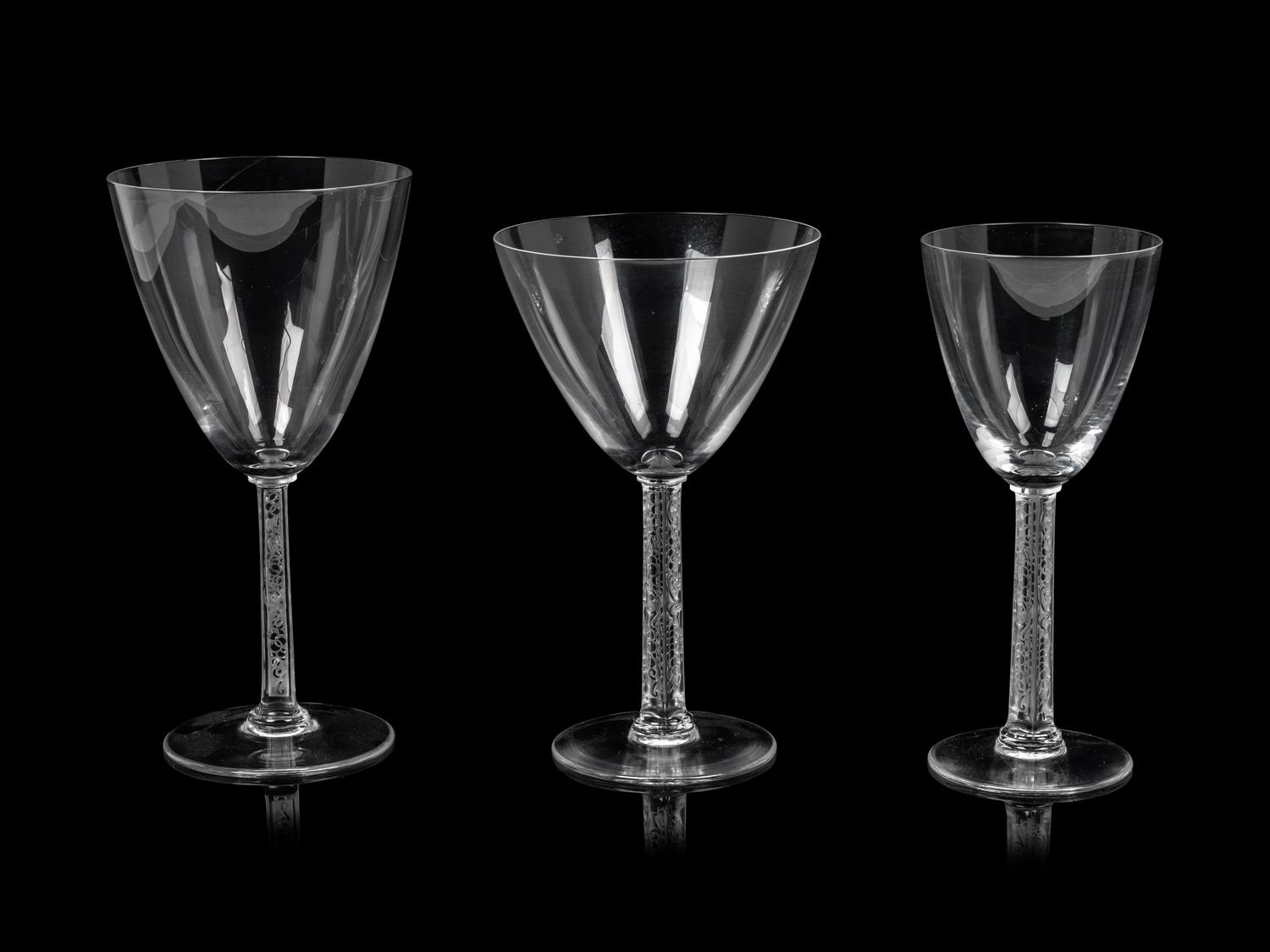 A Lalique Phalsbourg Stemware Service