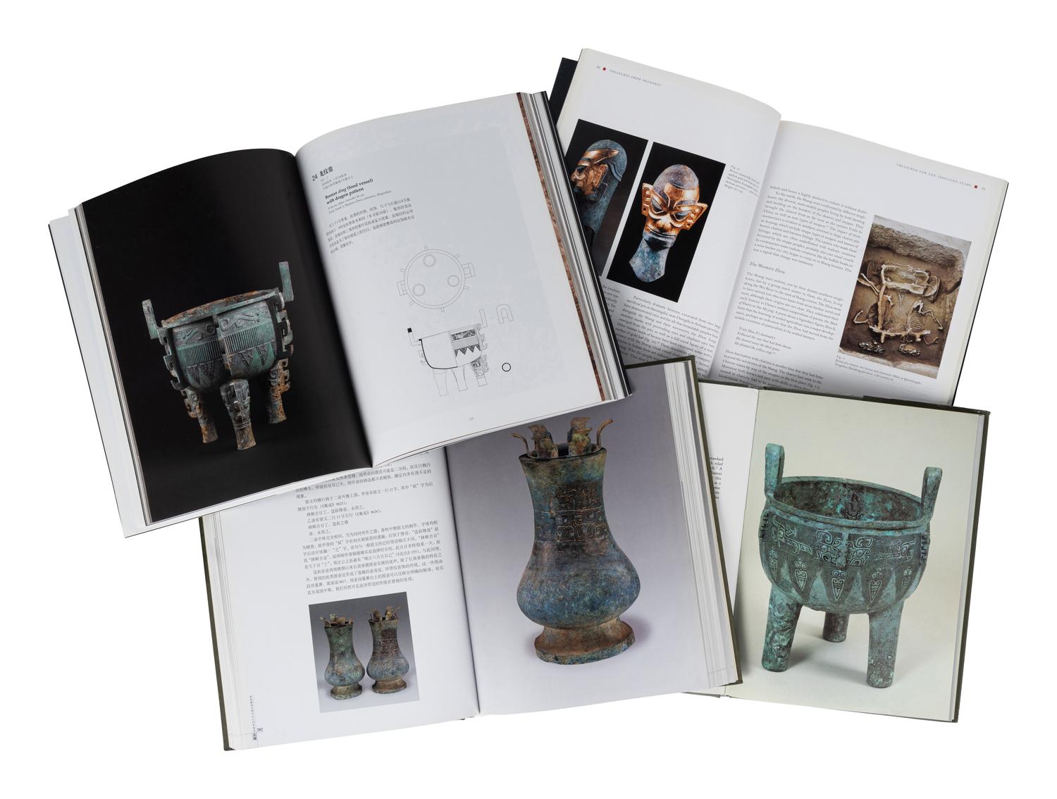 [BRONZES] A group of reference works about Chinese Archaic Bronzes, comprising: