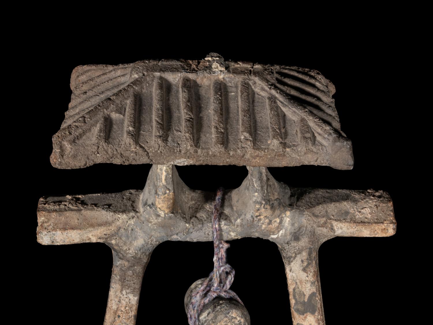 A Chinese Grey Pottery Model of a Well