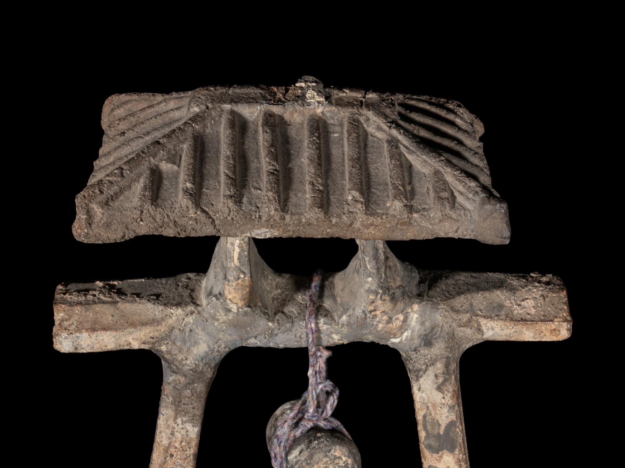 A Chinese Grey Pottery Model of a Well