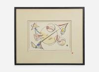 Katherine Sophie Dreier (American, 1877-1952), Three works from '1 to 40 Variations'