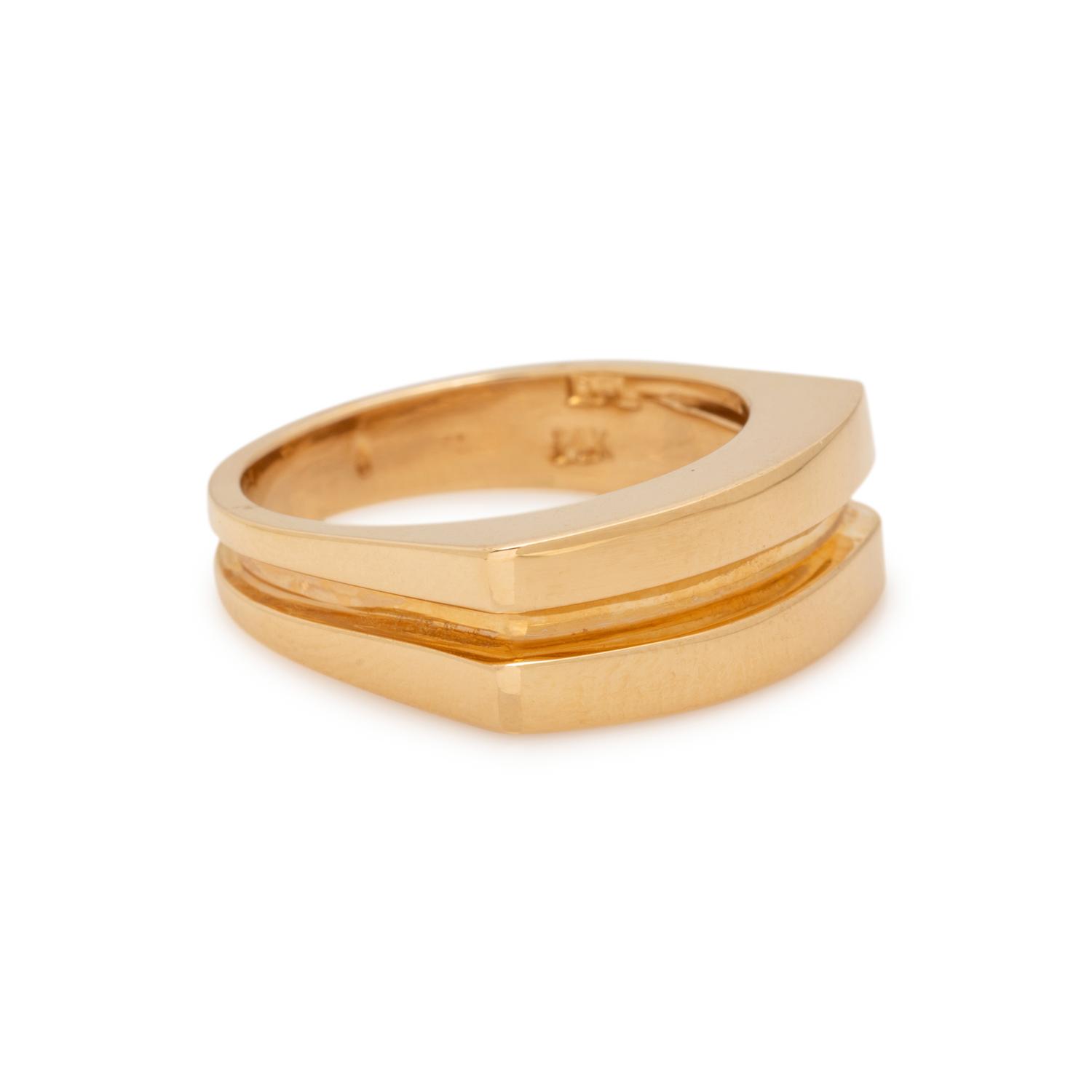 YELLOW GOLD RING