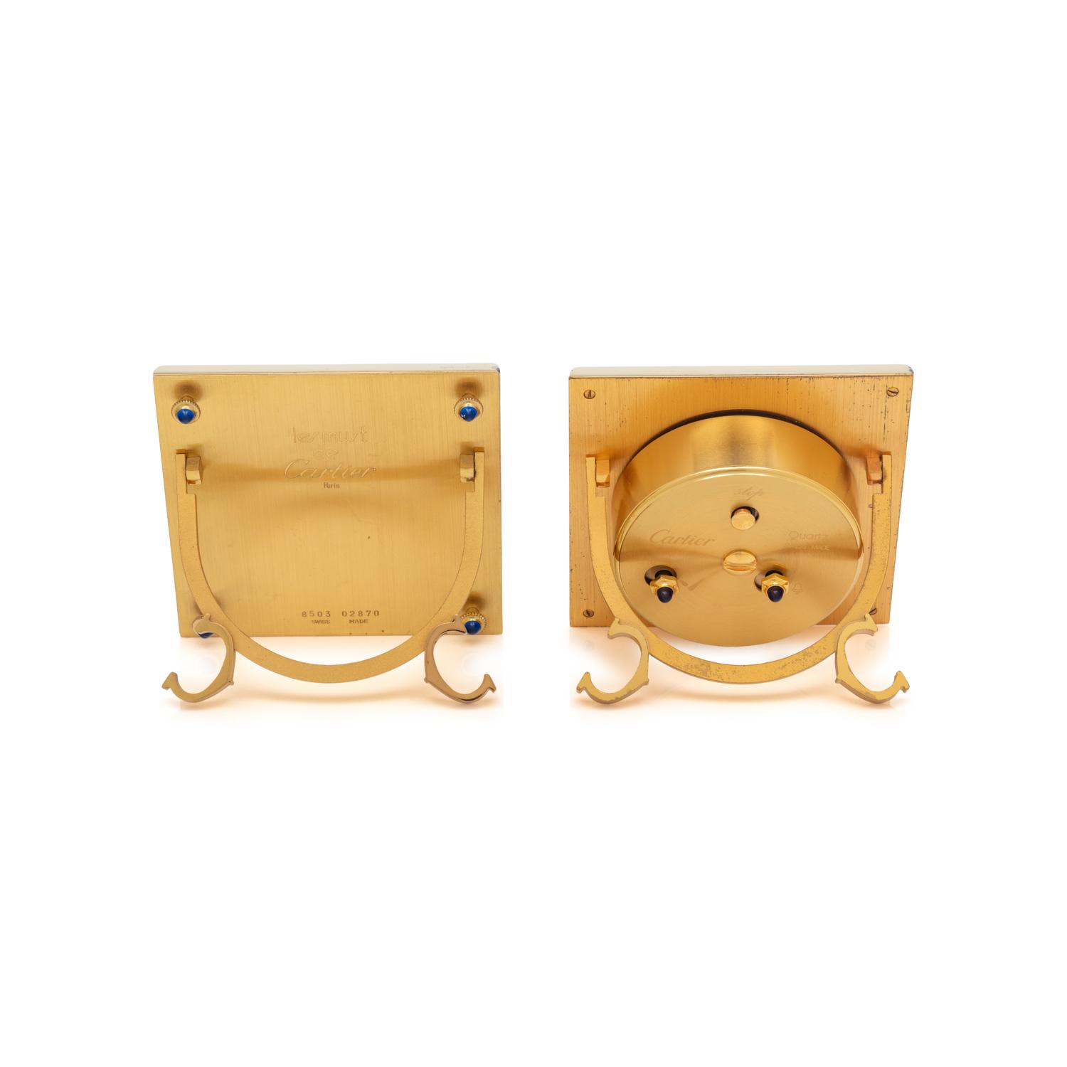 Cartier Clock and Frame Set
