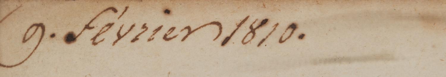 NAPOLEON I (1769-1821), Emperor of France. Partly printed document approved by Napoleon ("accordé Np"), 7 February 1810.