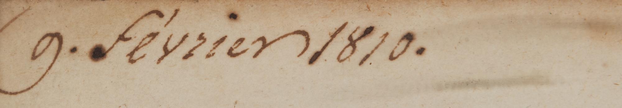 NAPOLEON I (1769-1821), Emperor of France. Partly printed document approved by Napoleon ("accordé Np"), 7 February 1810.