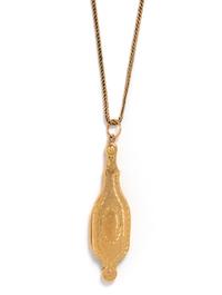 ANTIQUE, YELLOW GOLD LORGNETTE LONGCHAIN NECKLACE
