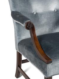 A George IV Mahogany Library Chair