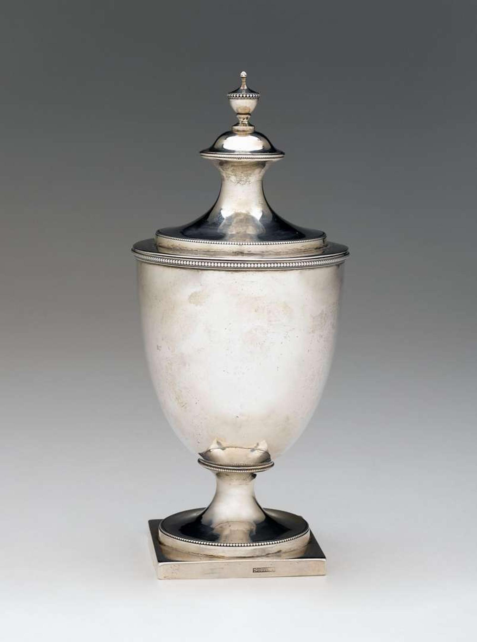 Silver covered sugar bowl jeremiah andrews, active norfolk, va, 1791-1817