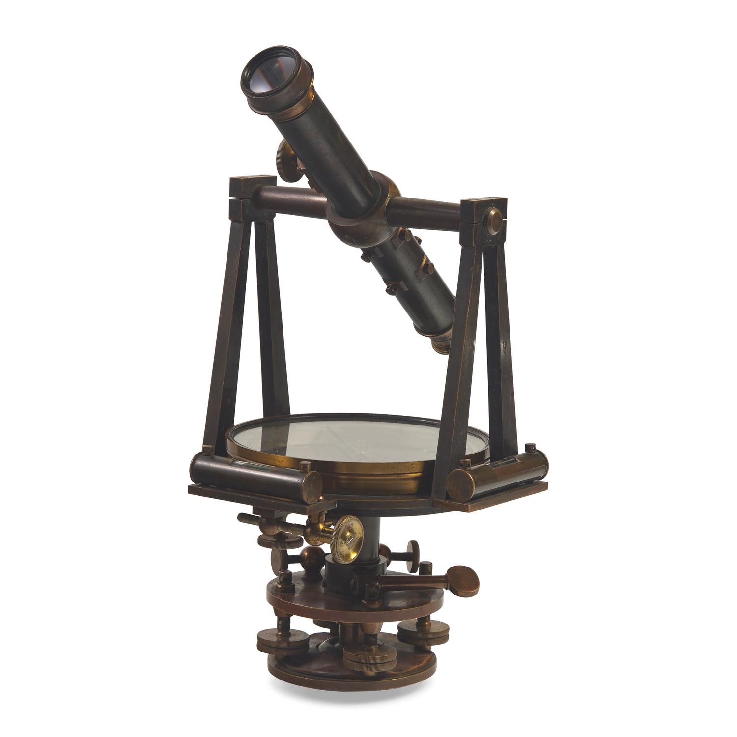 A F.W. & R. King Brass Theodolite