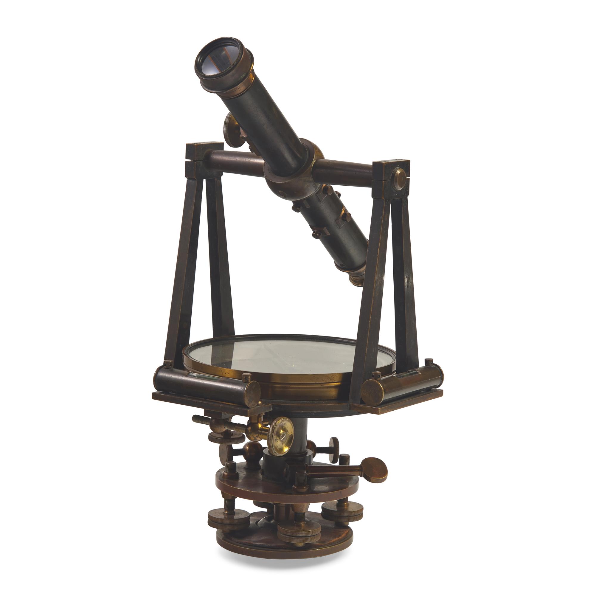 A F.W. & R. King Brass Theodolite