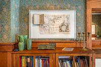 A French Painted Cast Iron Mailbox
