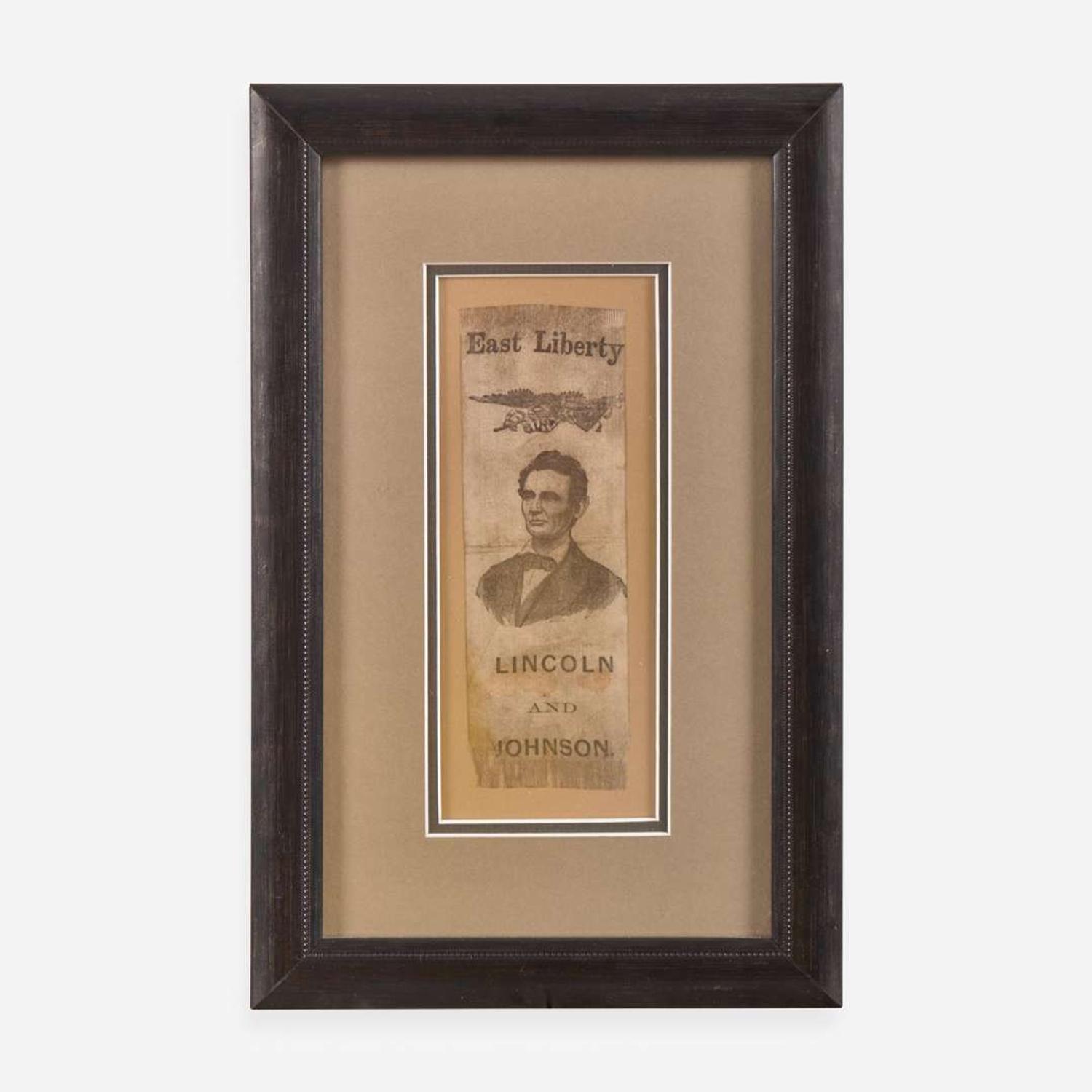 [Presidential] [Lincoln, Abraham] 1864 Presidential Campaign Ribbon
