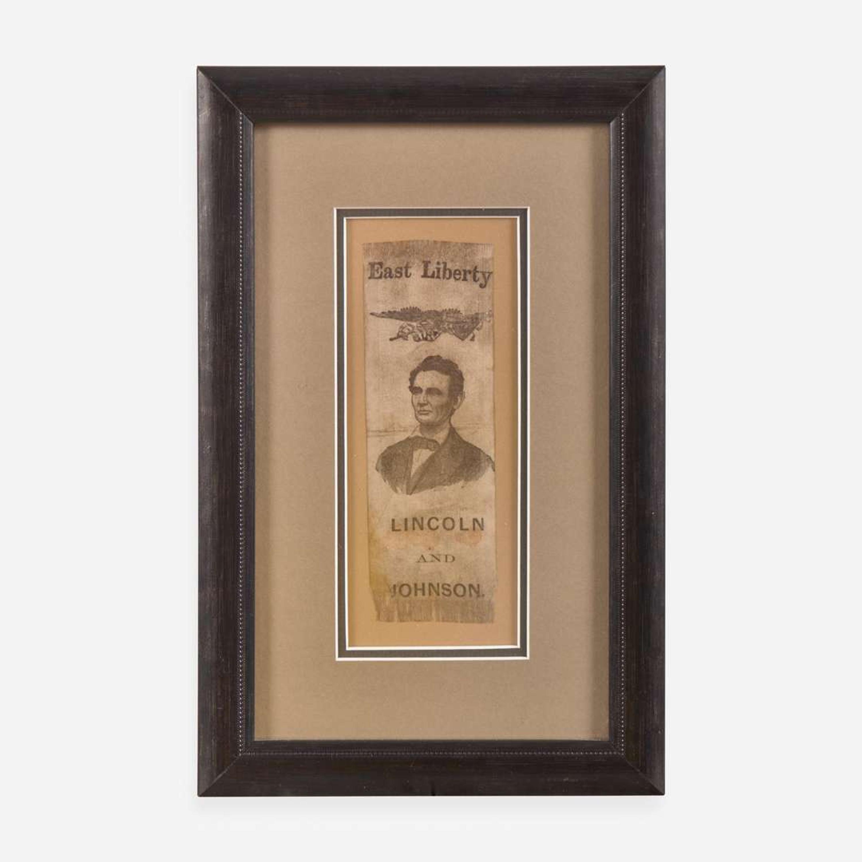 [Presidential] [Lincoln, Abraham] 1864 Presidential Campaign Ribbon