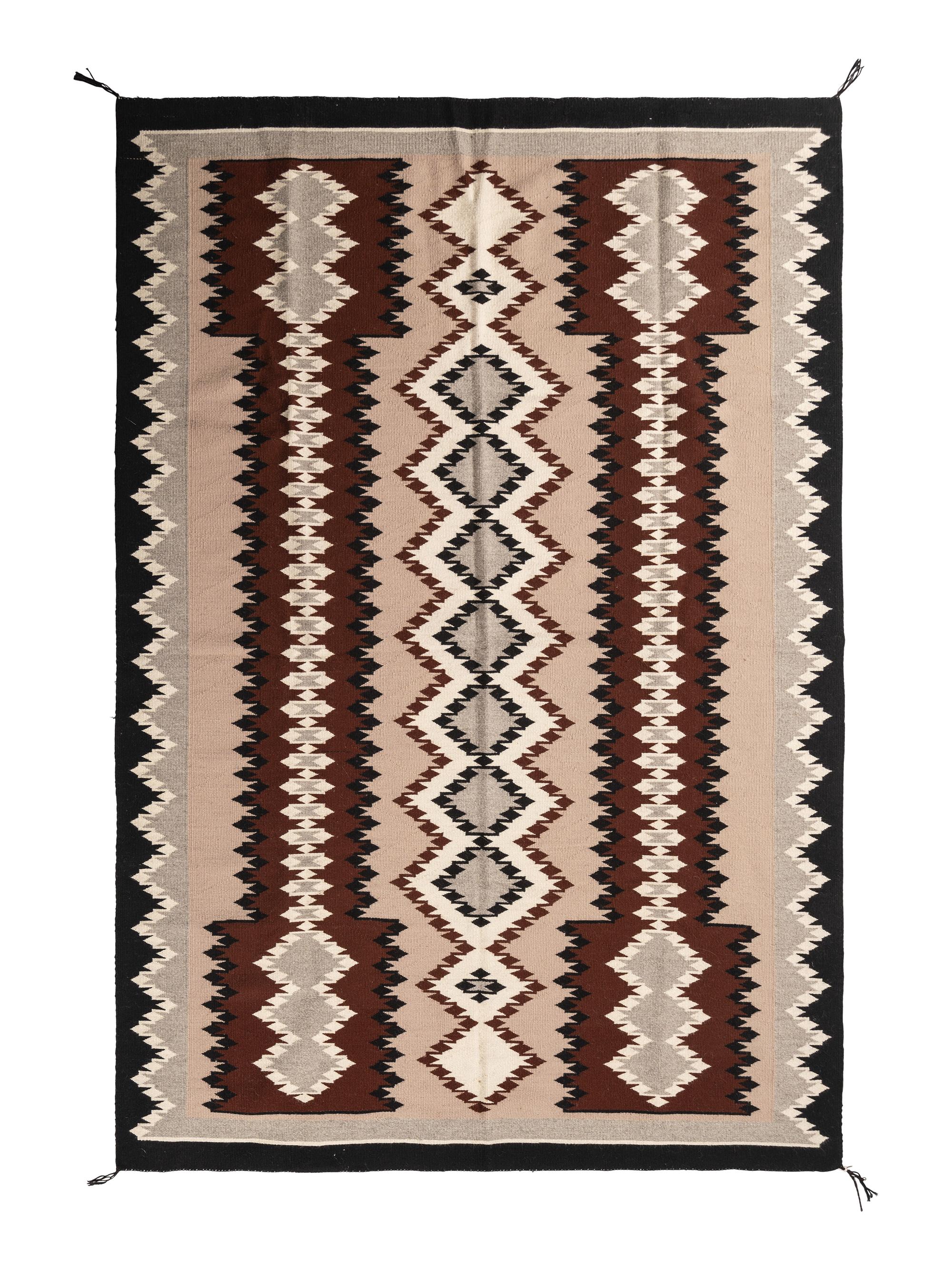 Navajo Modified Storm Pattern Weaving / Rug