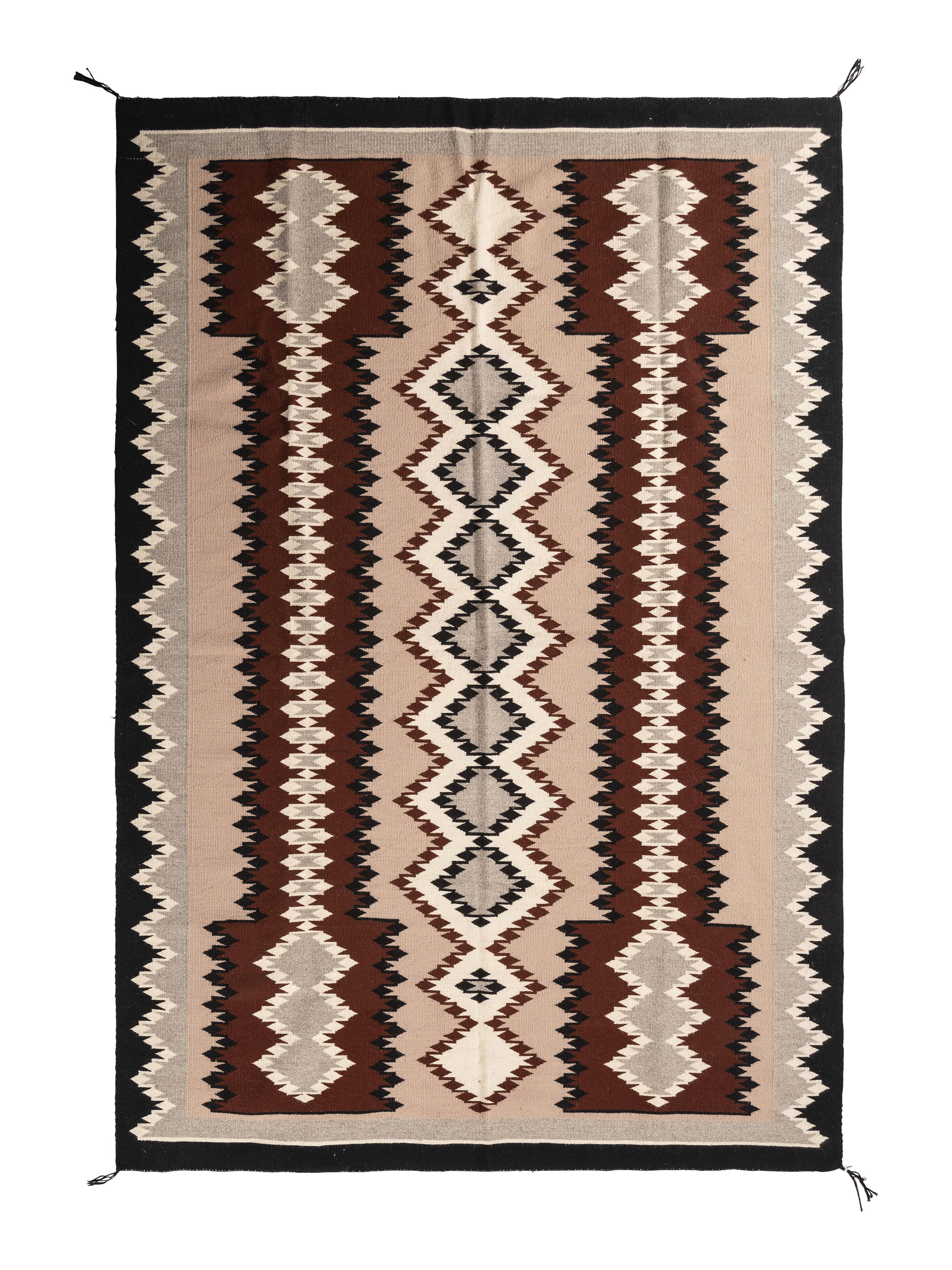 Navajo Modified Storm Pattern Weaving / Rug