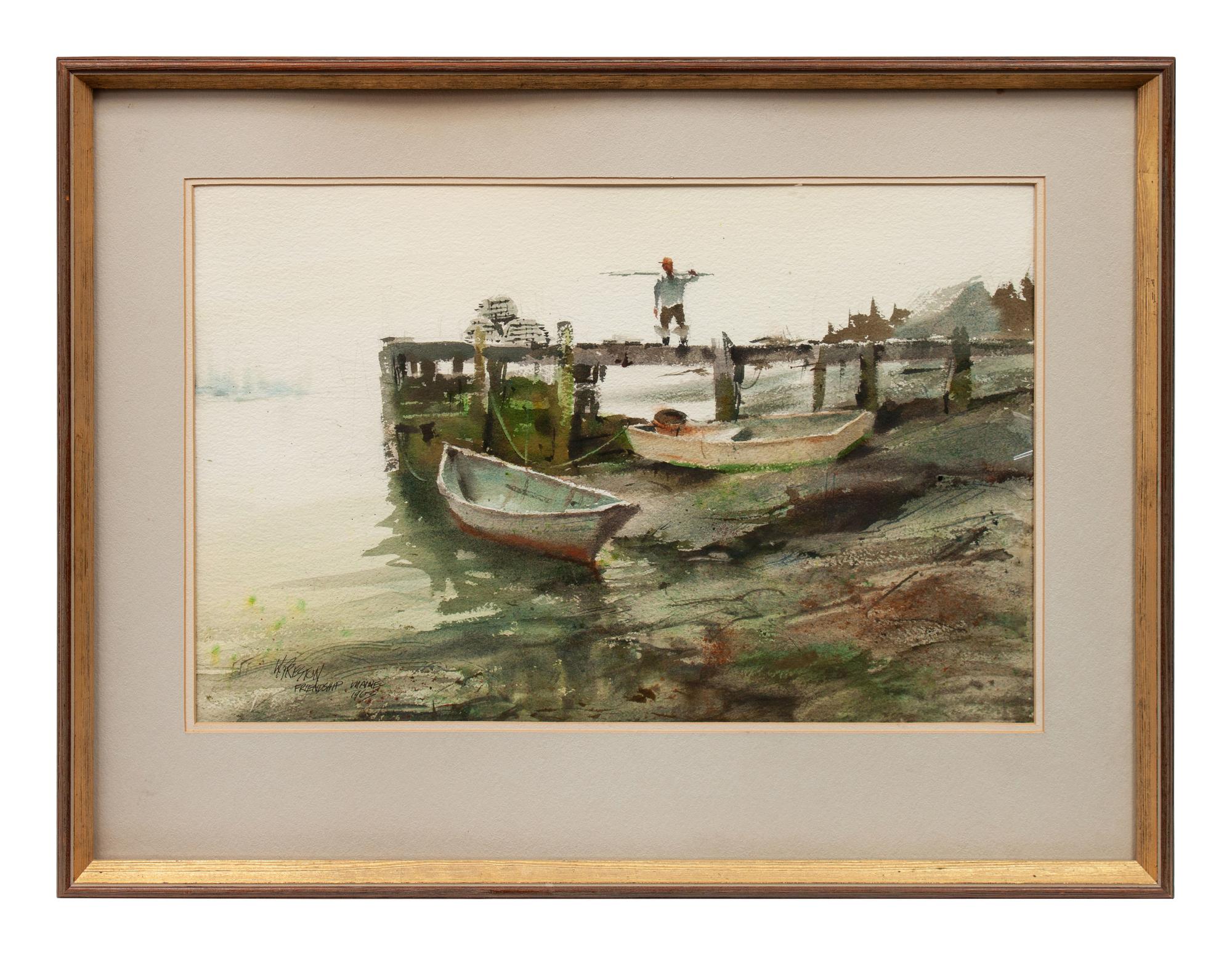 A Pair of Watercolors