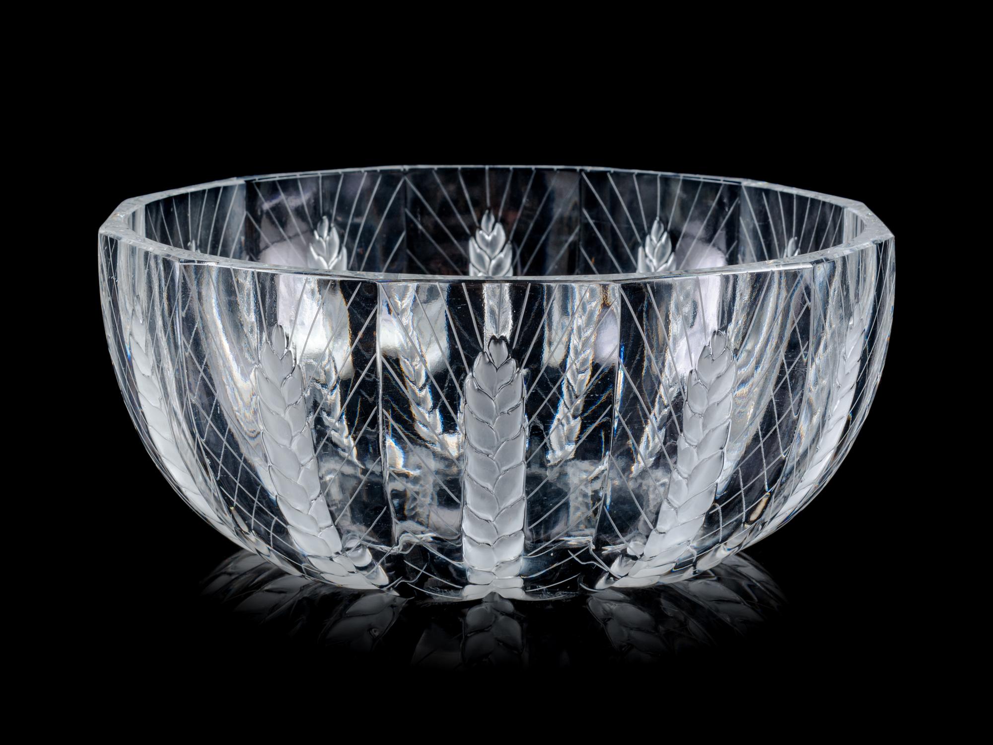 A Lalique Frosted Glass Bowl — 20TH CENTURY
