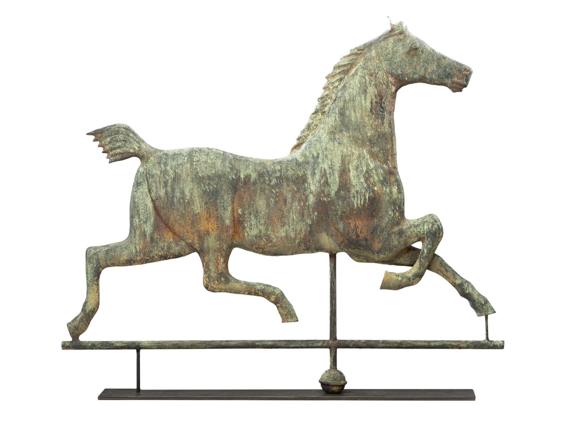 A Copper Hackney Horse Weathervane