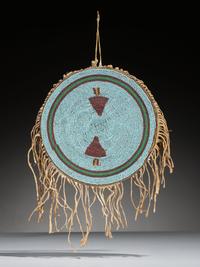 Sioux Beaded Hide "Shield"