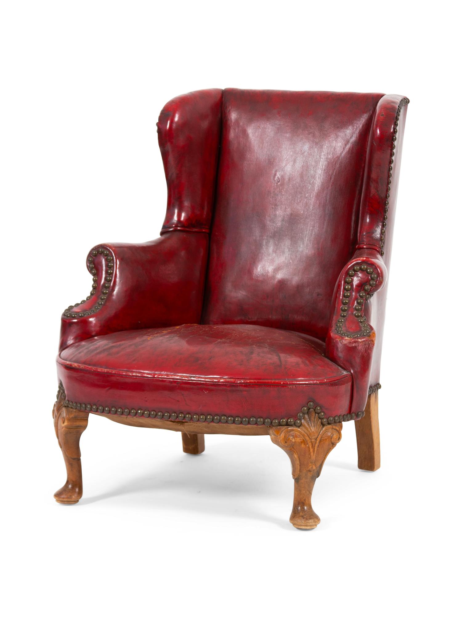 A Georgian Style Child's Wing Chair