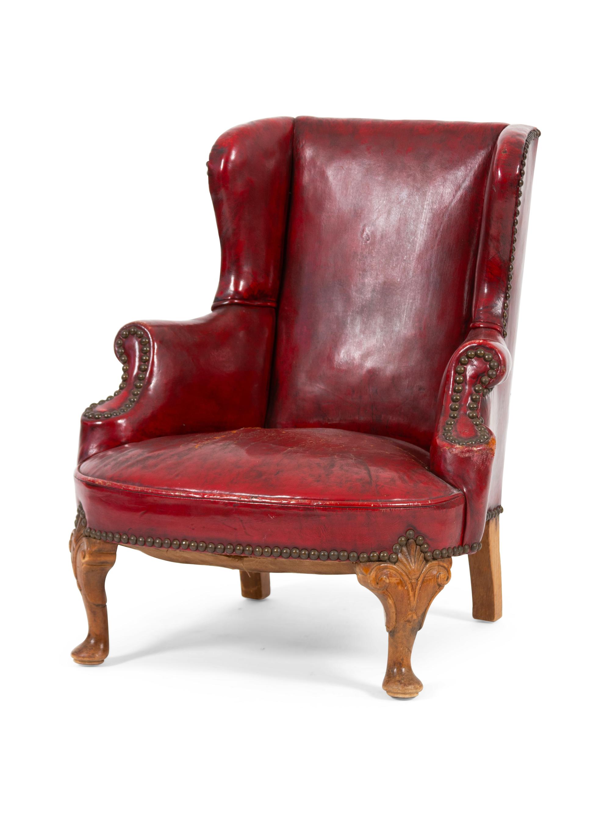 A Georgian Style Child's Wing Chair