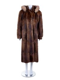 Elan Furs Mink Coat, 1980-90s
