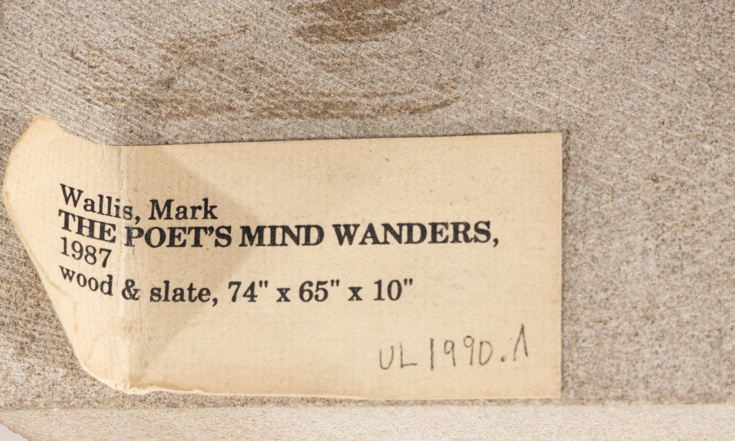 The Poet’s Mind Wanders, 1987