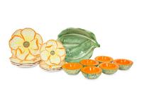 A Group of Italian Glazed Ceramic Tableware