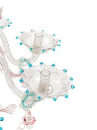 A Murano Glass Eight-Light Chandelier