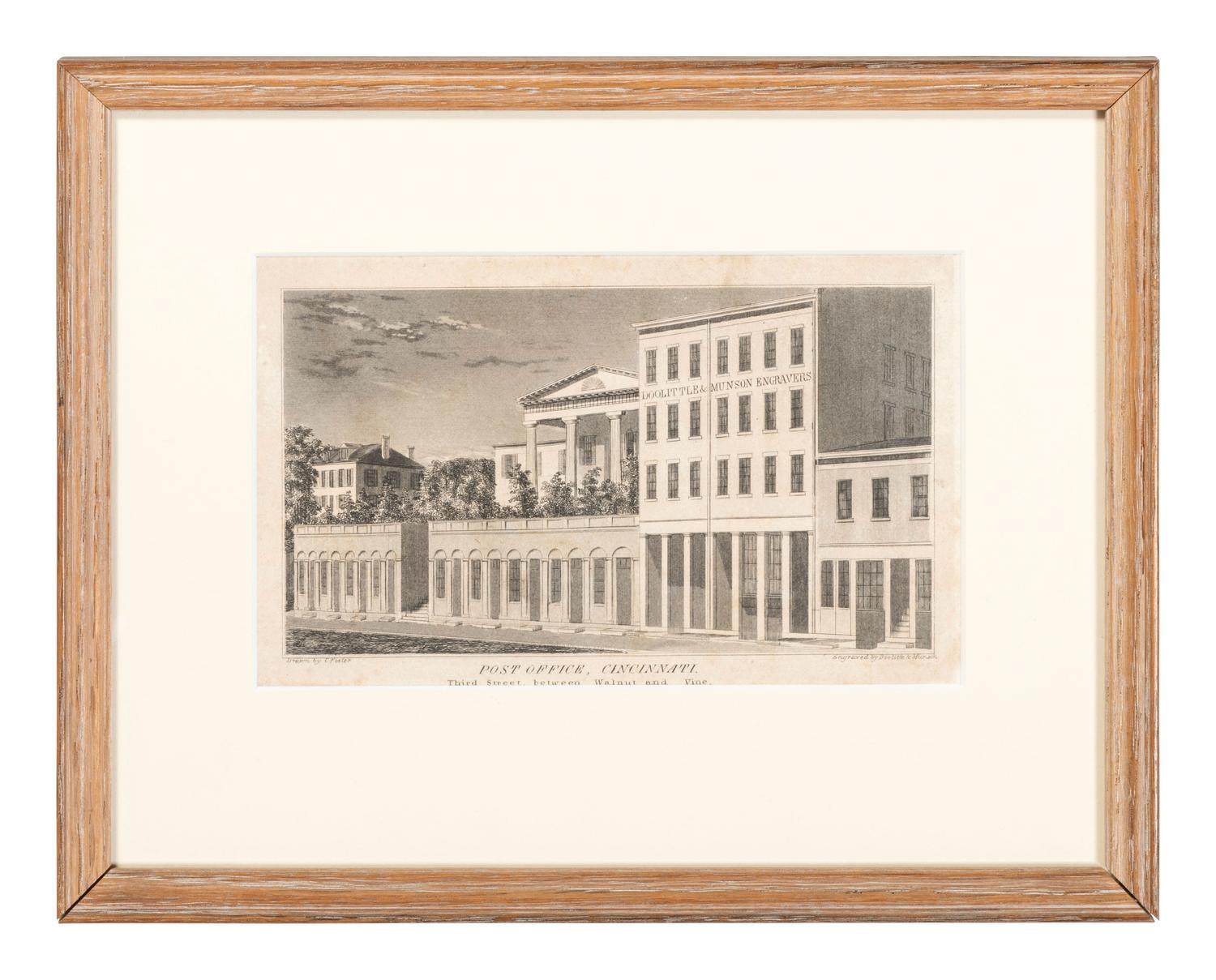 Six Cincinnati Engravings by Doolittle & Munson