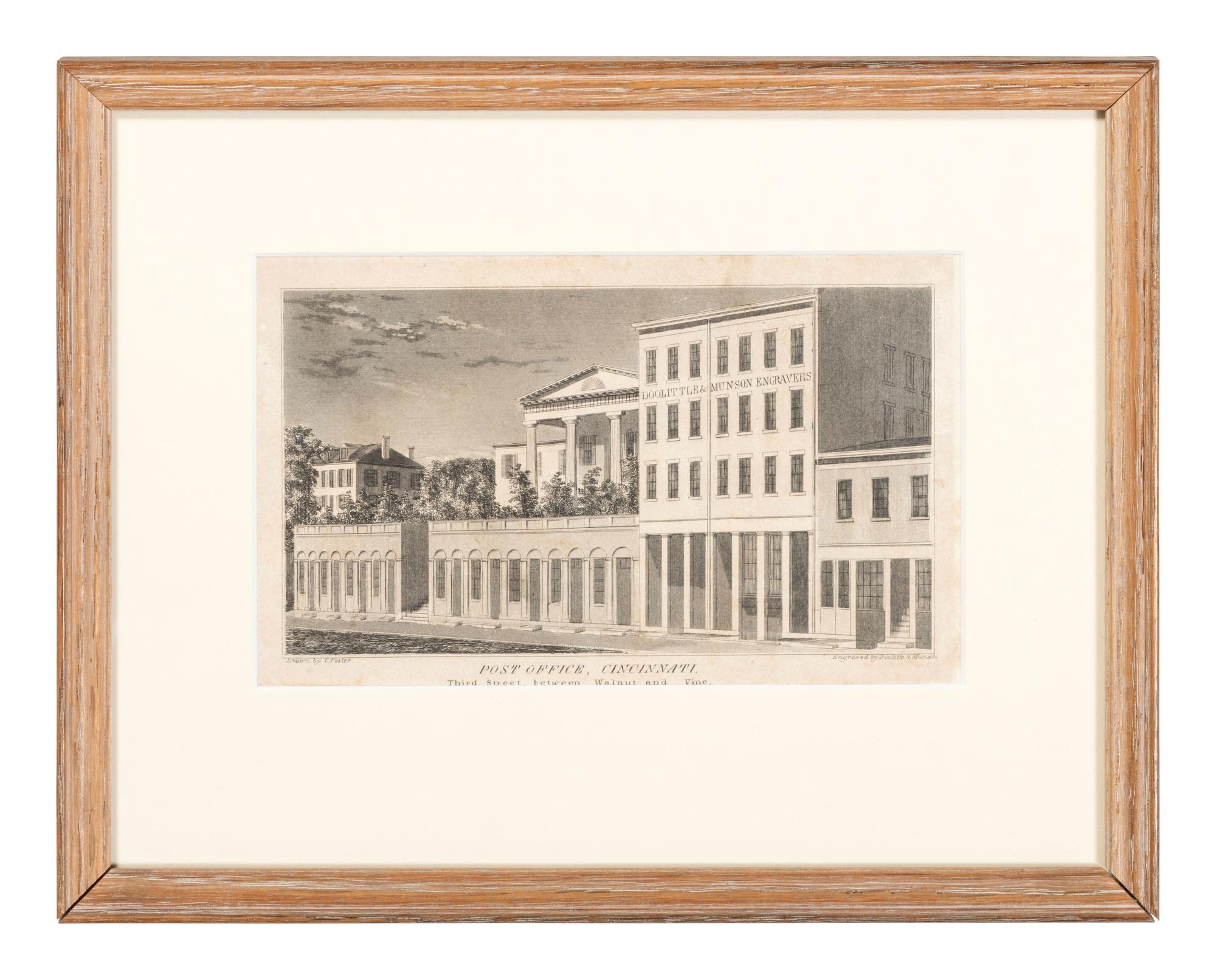 Six Cincinnati Engravings by Doolittle & Munson