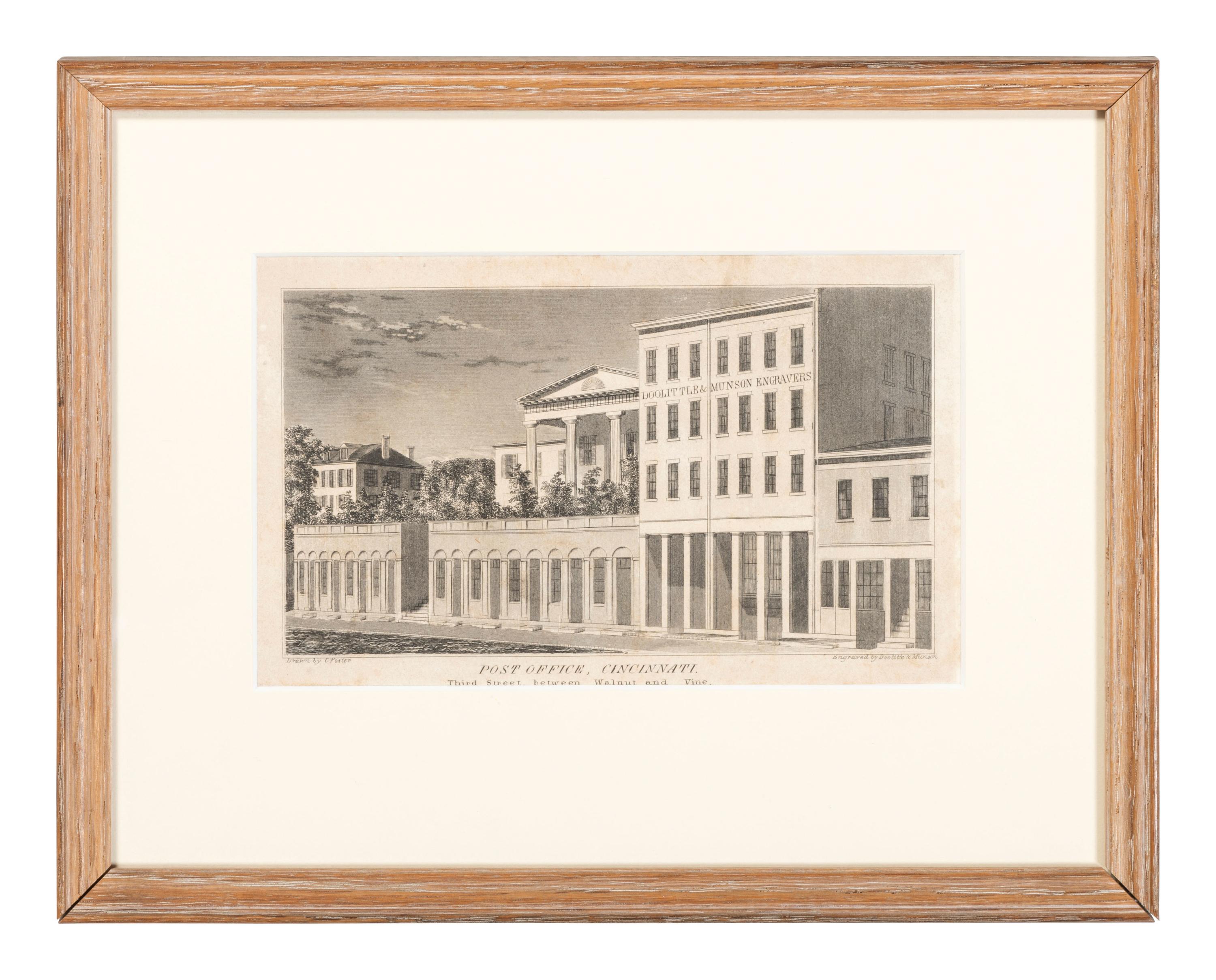 Six Cincinnati Engravings by Doolittle & Munson