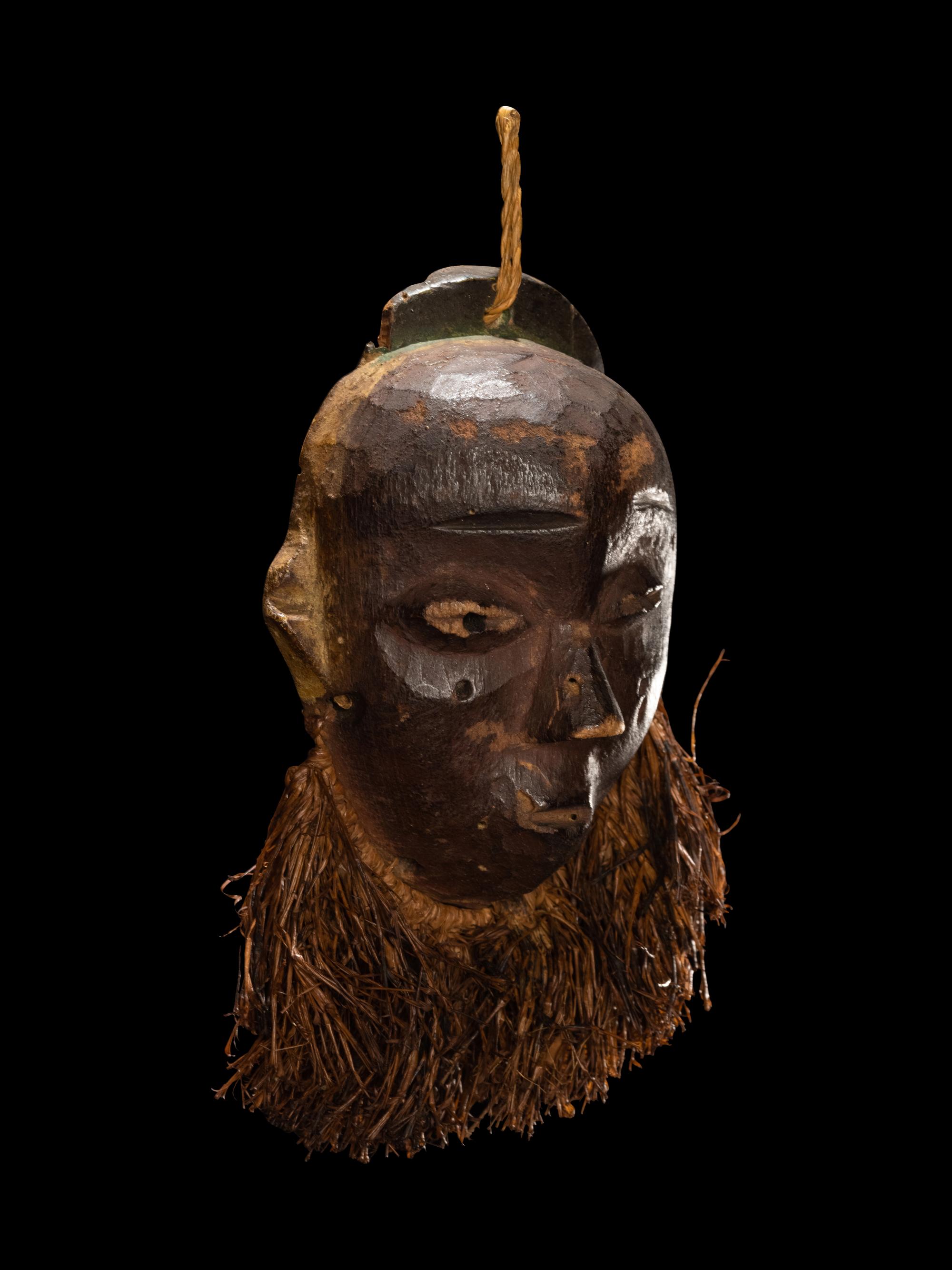 A Pende Wood Miniature Mask