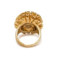 YELLOW GOLD AND DIAMOND RING