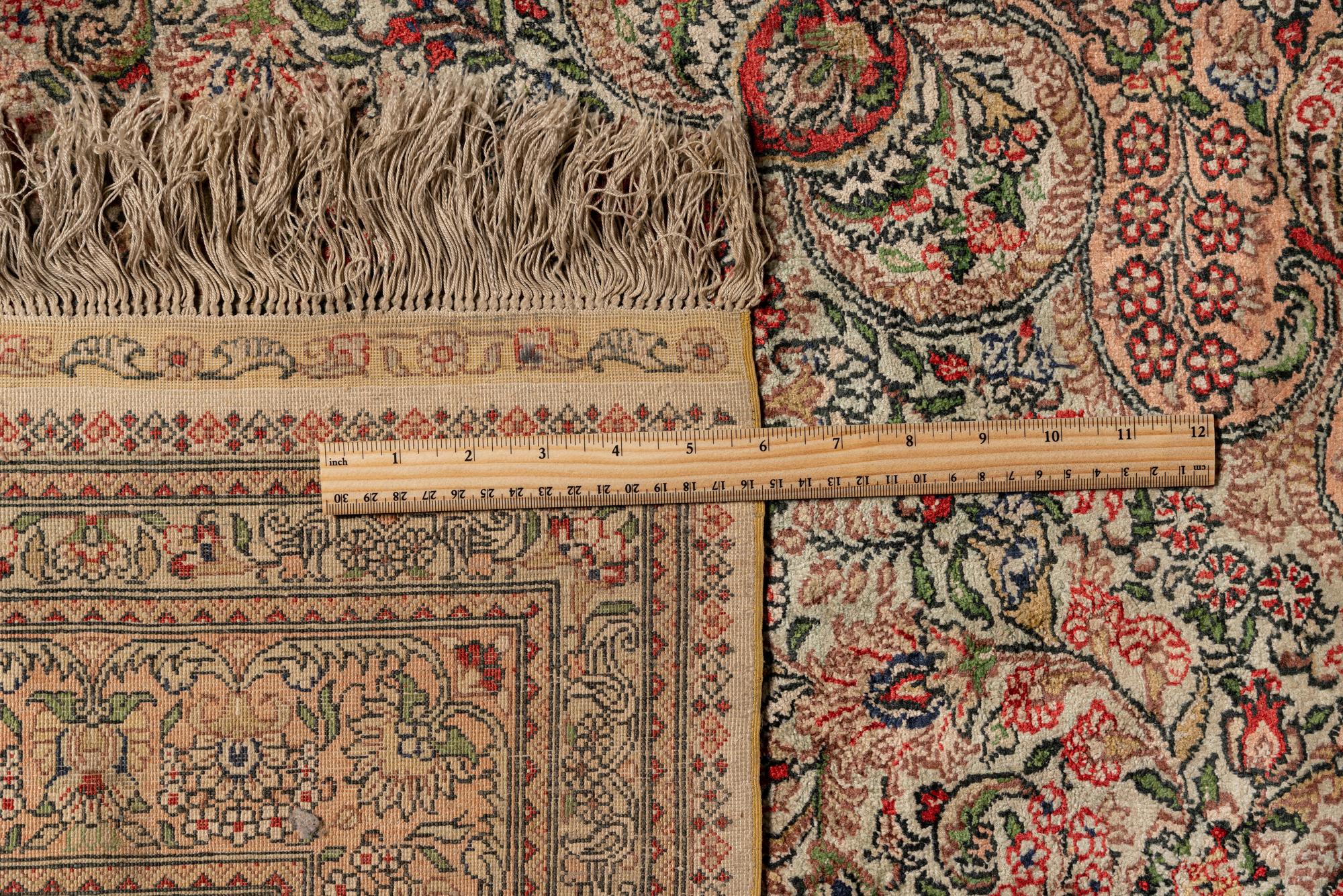 A Qum Silk Rug