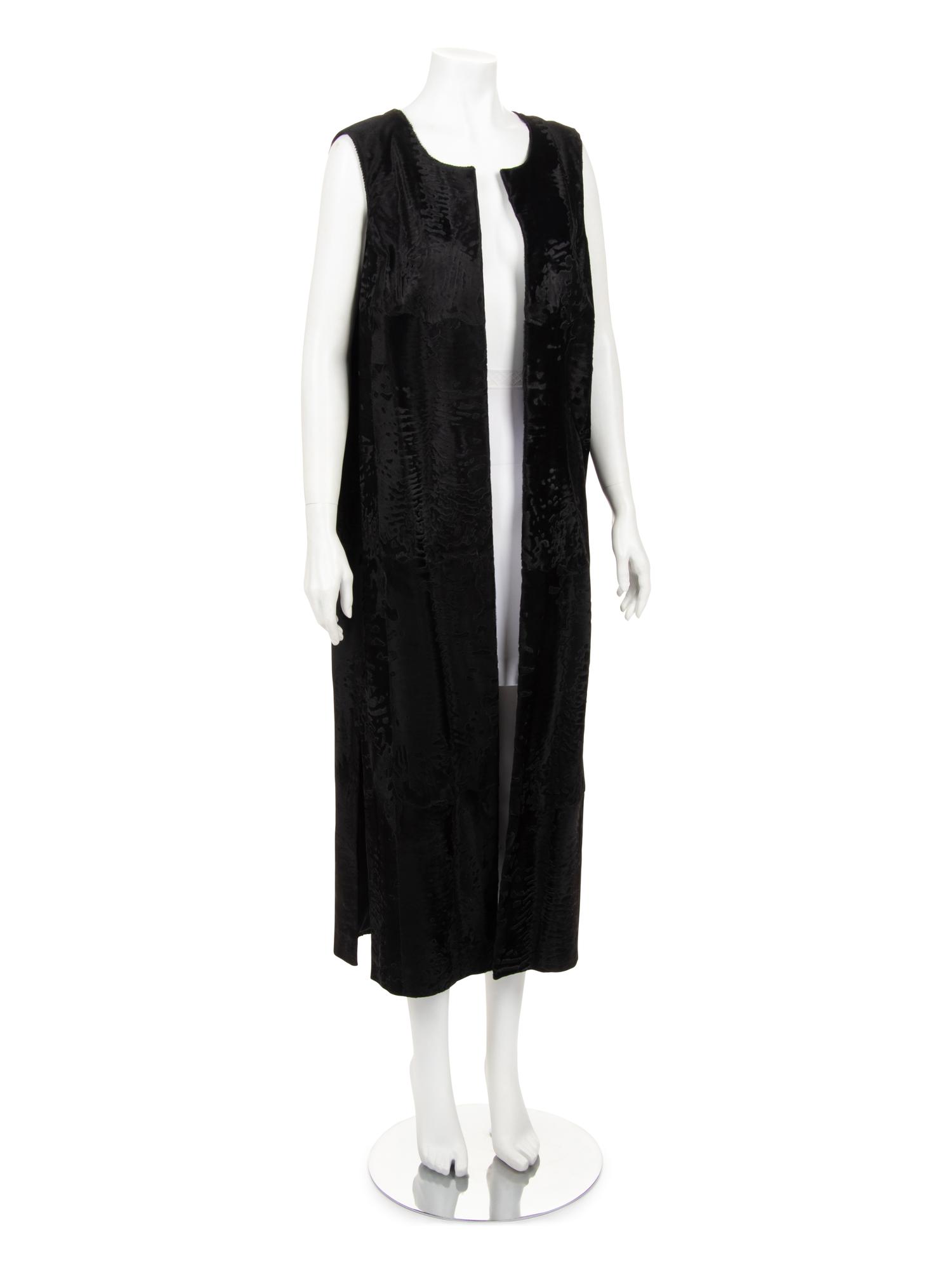 Broadtail Sleeveless Duster Jacket, Attributed to J. Mendel